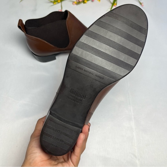 Munro  Brown Shari Ankle Bootie Size 7.5 - Picture 10 of 12